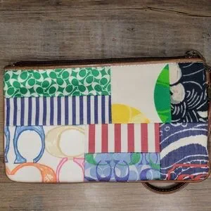 Coach | Bags | Coach Multicolor Patchwork Wristlet | Poshmark